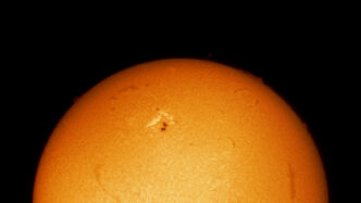 Brillamento Solare Ripreso Dal