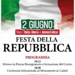 Corteo A Cerveteri Per La Festa Della Repubblica Con Ritrovo In Piazza Risorgimento Alle 10:15