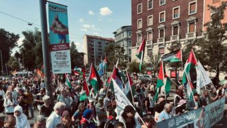 Corteo A Milano Per Gaza3A Cont