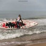 Cristian Nardecchia Pronto A Sfidare Il Mare Per Una Traversata In Water Bike Da Bastia A Sabaudia