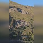 Demolizione Controllata Di Massi A Rischio Frana Sulla Via Garipoli A Taormina Per Lavori Ferroviari