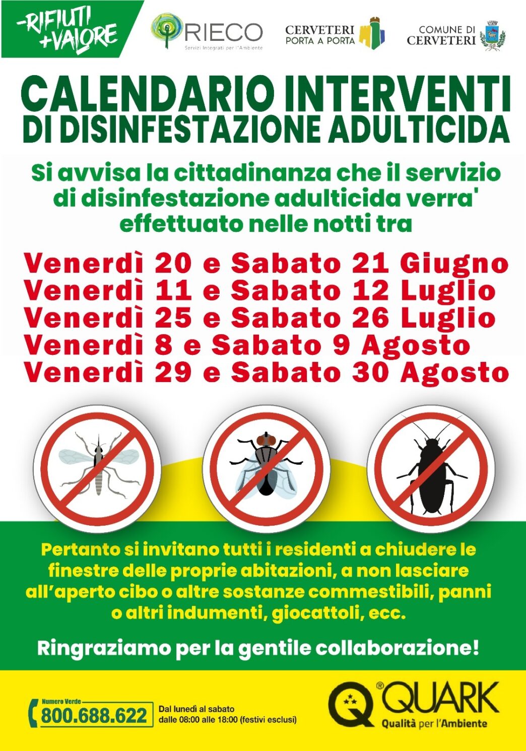 Disinfestazione Contro Zanzara