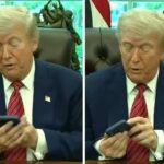 Donald Trump Interrotto Da Telefonate Durante Conferenza Stampa Nello Studio Ovale