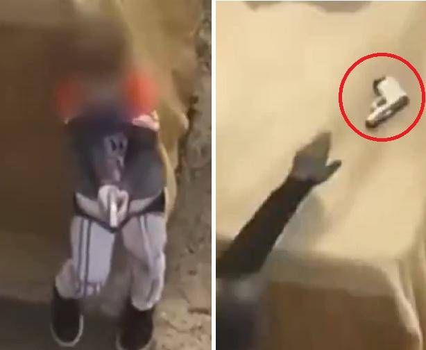 Due Bambini Minacciano Polizia