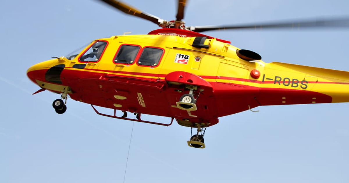 Elicottero Di Soccorso A Rondi
