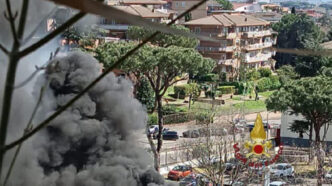Esplosione E Incendio In Un La
