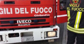 Furgone Si Ribalta A Nichelino