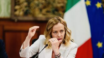 Giorgia Meloni Sottolinea Le28099Im