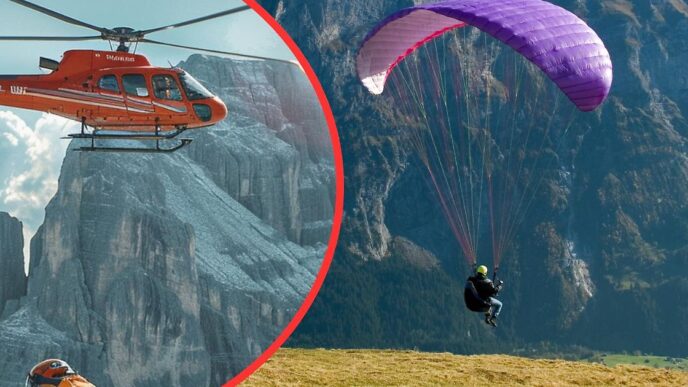 Giovane Pilota Di Parapendio C