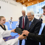 Il Ciao Team Di Taekwondo Si Esibisce Al Centro Olimpico Giulio Onesti Davanti Al Presidente Mattarella