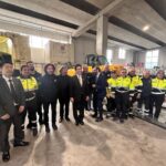 Il Ministro Per La Ricostruzione Del Giappone Visita Il Centro Protezione Civile Di Preturo All’aquila
