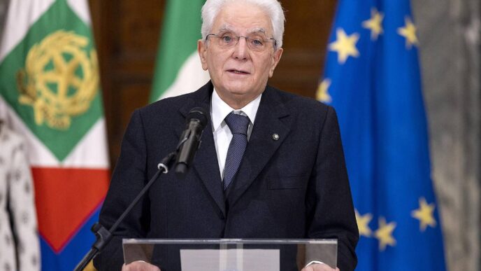 Il Presidente Sergio Mattarell