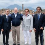 Il Principe Alberto Di Monaco A Roma E Pompei Per La Messa In Onore Di Papa Leone Xiv E Grace Kelly