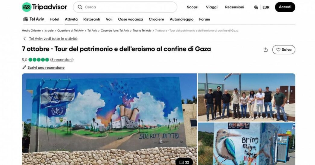 Il Turismo Di Guerra A Gaza3A B