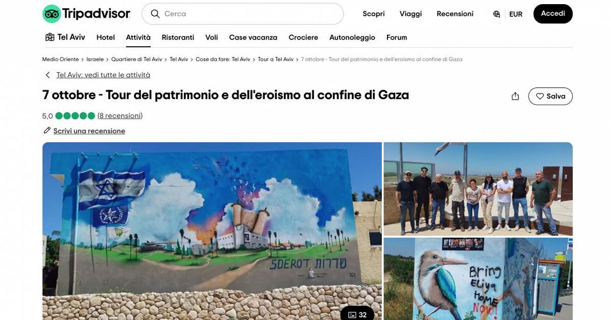 Il Turismo Di Guerra A Gaza3A B
