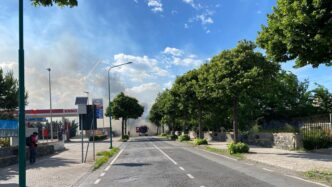 Incendio A Viale Del Commercio
