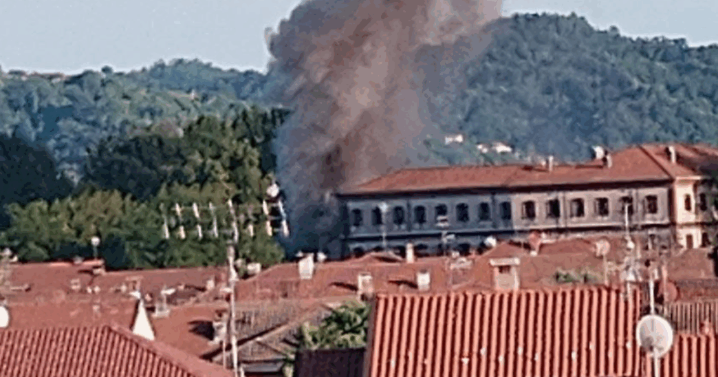 Incendio Al Ex Mulino Re A Bra