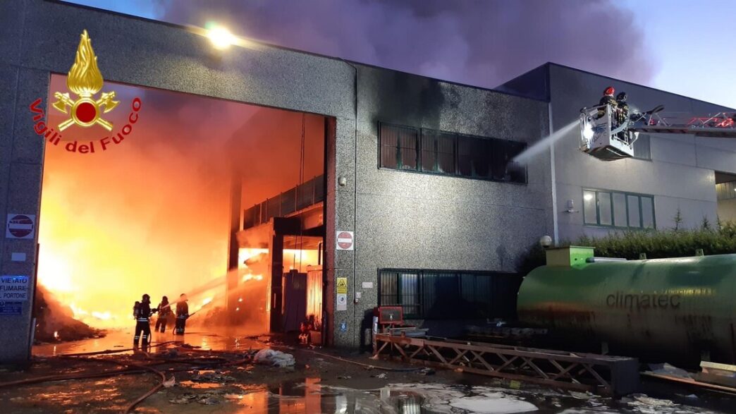 Incendio Alla Stena Recycling