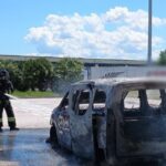 Incendio Di Un’autovettura Nell’area Di Servizio Conero Ovest Sull’a14 Provoca Danni Alla Struttura