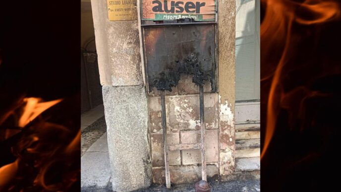 Incendio Doloso Distrugge I Co