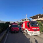 Incendio Vicino A Una Casa In Via Consolare A Sonnino, Intervento Rapido Dei Vigili Del Fuoco Di Latina