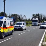Incidente Grave A Pesaro: Moto Tamponata Da Pattuglia Della Polizia Stradale In Via Pertini