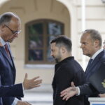 Incontro A Tirana Tra Emmanuel Macron, Friedrich Merz, Keir Starmer, Donald Tusk E Voldymyr Zelensky Dopo Summit Comunità Politica Europea