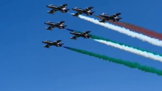 Le Frecce Tricolori Inaugurano