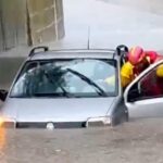 Maltempo In Veneto: Soccorsi Dei Vigili Del Fuoco A San Giorgio Delle Pertiche Per Strade Allagate E Auto Bloccate