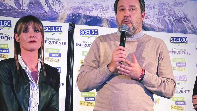 Matteo Salvini In Abruzzo Per