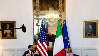 Meloni Riceve Il Vicepresident