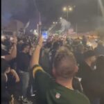 Napoli In Festa A Capodichino Per Il Ritorno Della Squadra Dal Successo Di Lecce In Vista Dello Scudetto