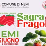 Nemi Celebra 100 Anni Della Sagra Delle Fragole E Mostra Dei Fiori Il 1 E 2 Giugno 2025