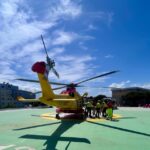 Primo Atterraggio Dell’elicottero 118 Sull’elisuperficie Dell’ospedale Santo Spirito Di Pescara