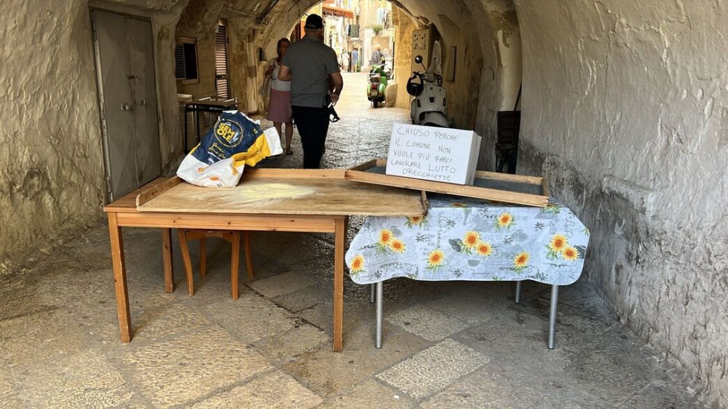 Protesta Delle Pastaie Di Bari