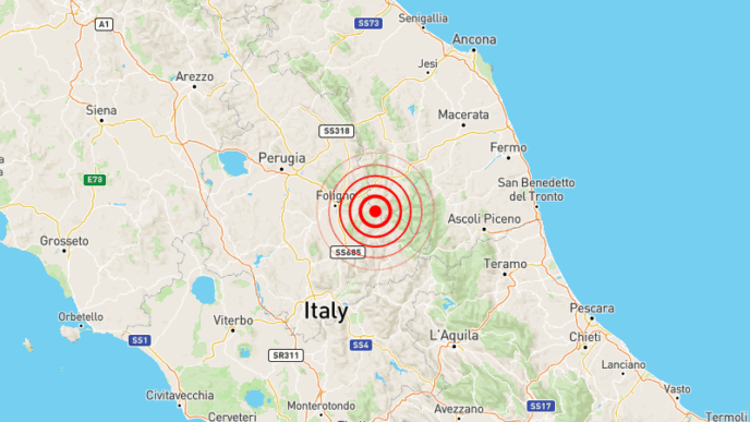 Scossa Di Terremoto Di Magnitu