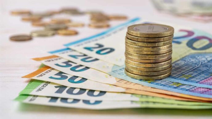 Soldi Euro Contanti Monete