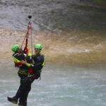 Tecnici Di Elisoccorso Sperimentano Nuove Tecniche Di Recupero In Ambiente Acquatico Sul Fiume Sentino