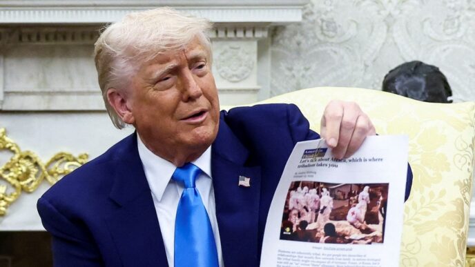 Trump Mostra Immagini Errate S