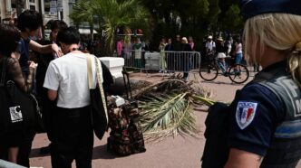 Un Uomo Ferito Dal Crollo Di U