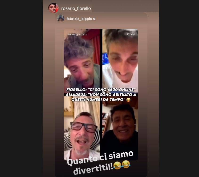 Uno Show In Diretta Instagram