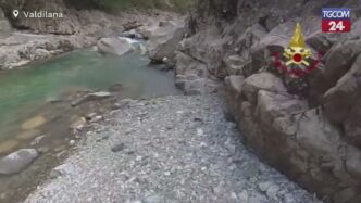 Uomo Salvato Dai Vigili Del Fu