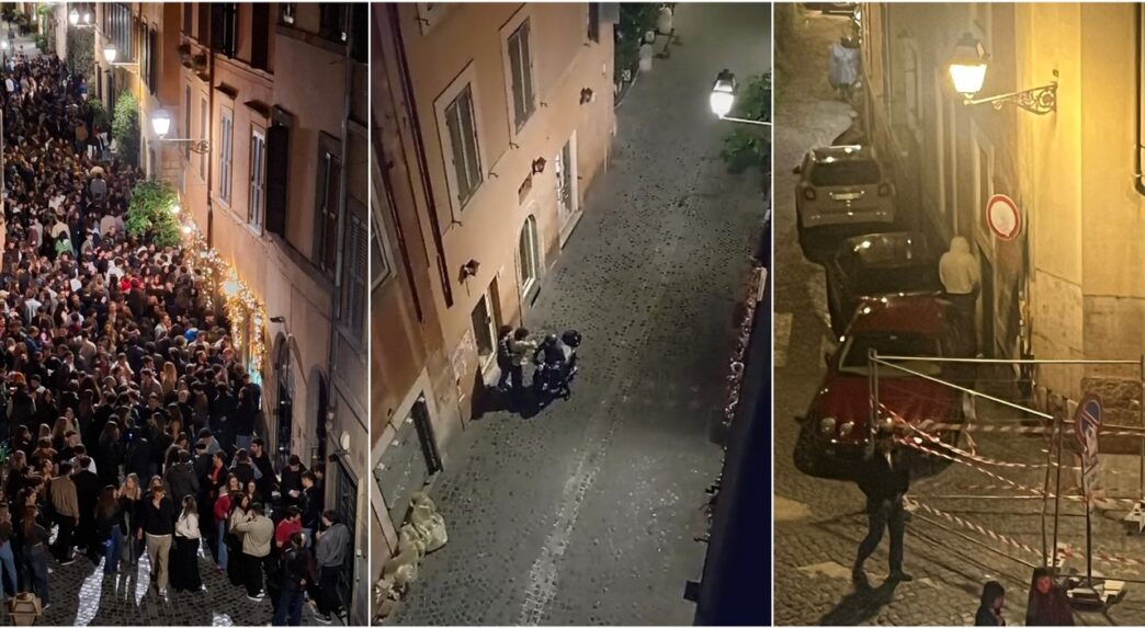 Via Dei Coronari Tra Schiamazz
