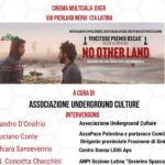 A Latina La Proiezione Del Documentario Oscar No Other Land Con Un Collettivo Israelo-Palestinese
