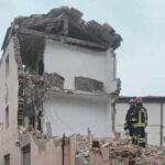 Crollo Durante Demolizione A Tolentino: Famiglia Evacuata, Due Appartamenti Dichiarati Inagibili