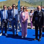 Elena Palazzo Visita Lo Stand Della Regione Lazio A Gaeta Per La Tappa Dell’amerigo Vespucci