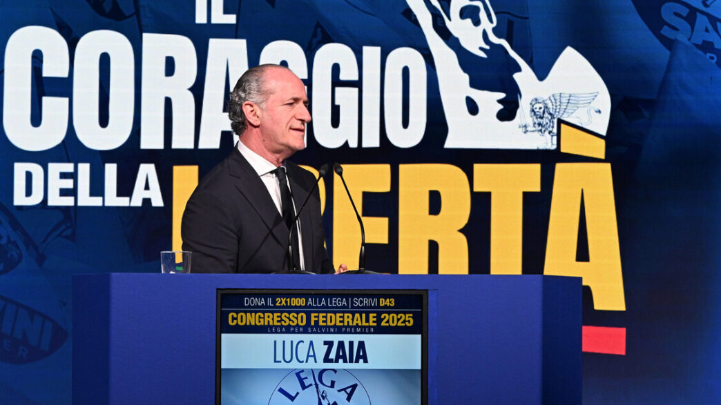 Il Presidente Veneto Zaia Su C