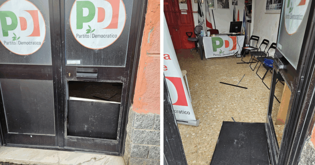 Nuovo Atto Vandalico Alla Sede