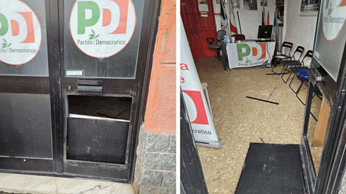 Nuovo Atto Vandalico Alla Sede