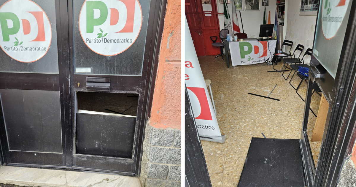 Nuovo Atto Vandalico Alla Sede